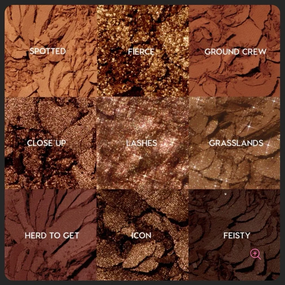 ColourPop Wild Child Eyeshadow Palette - Rich Browns and Glittering Golds